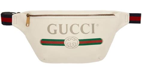 white gucci fanny pack